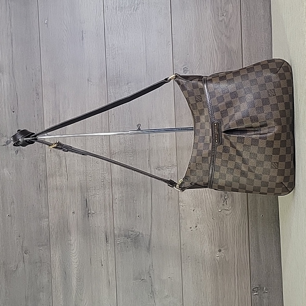 Authentic Louis Vuitton Bloomsbury PM Damier Ebene Crossbody Shoulder Bag